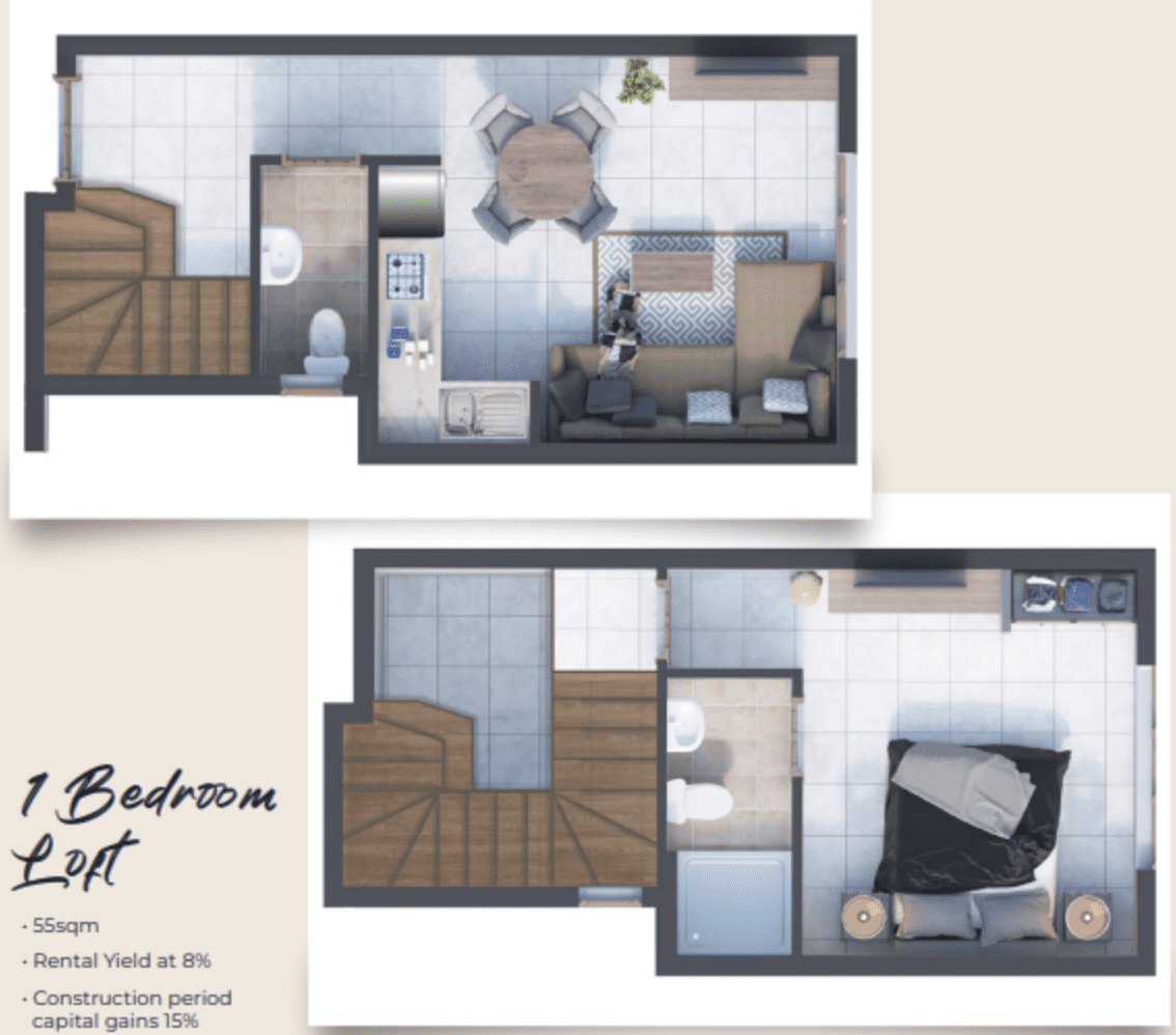 1BR Loft Mzizi