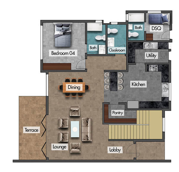 4 BR DSQ