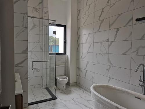 Fitted master bathroom