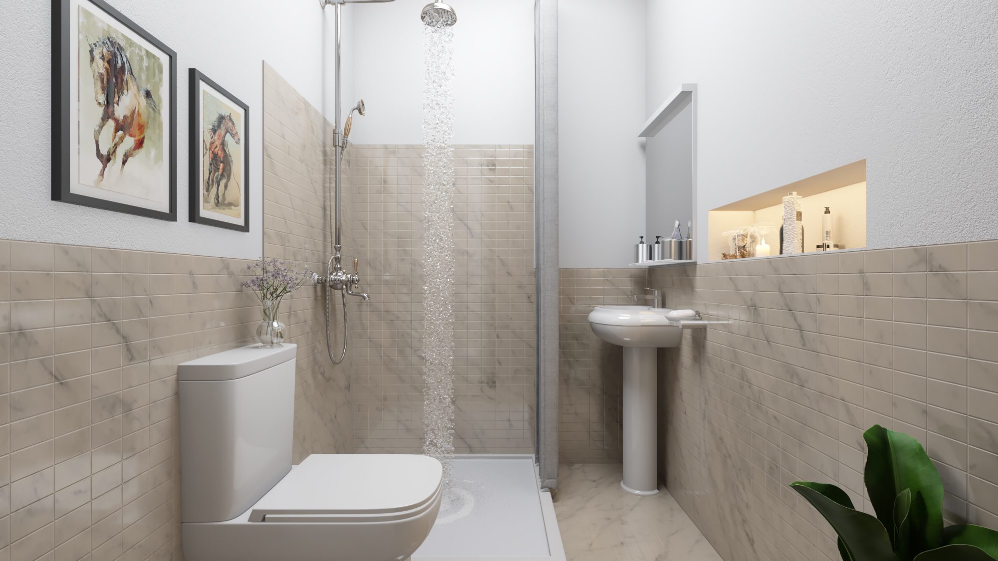 mzizi court apartments. Master Bathroom