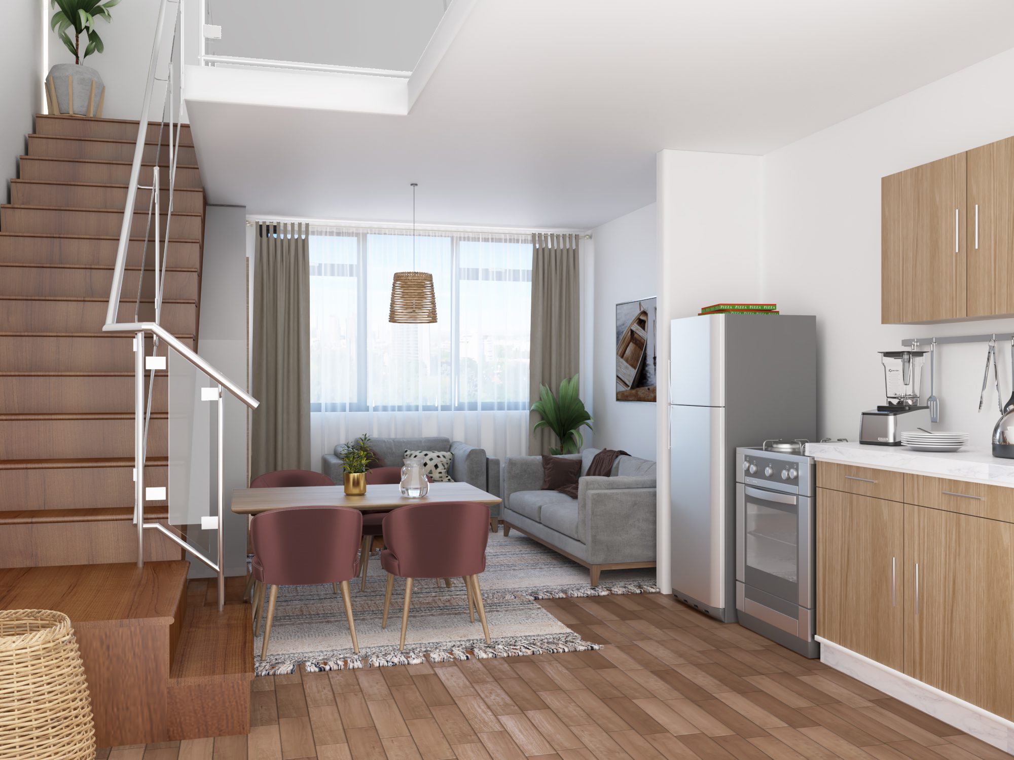 Mzizi Court One Bedroom Duplex
