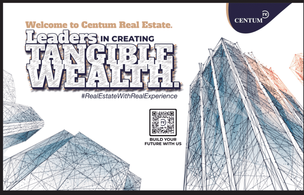 Invest in a trusted brand, invest in Centum Real Estate.